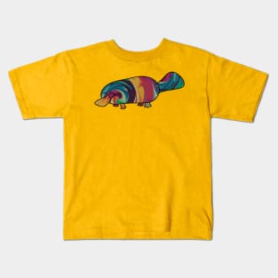 Marbled Platypus Kids T-Shirt